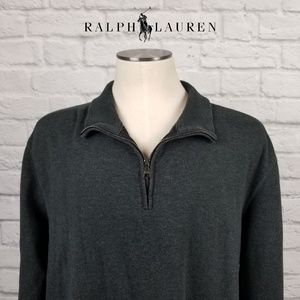 Ralph Lauren Polo 1/4 Zip Sweater Sz XL